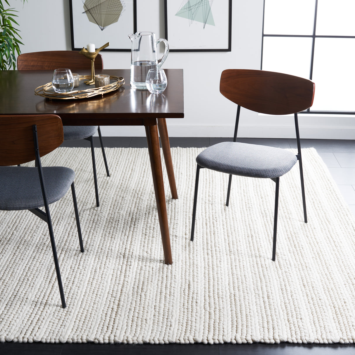 Safavieh Natura Nat280A Ivory Rug.