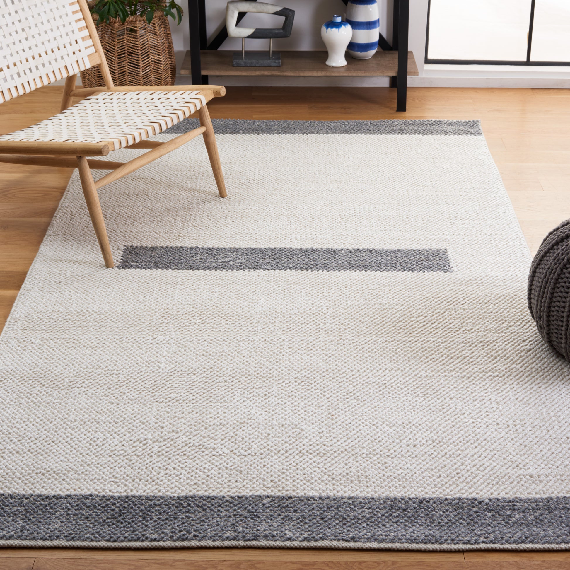 Safavieh Natura Nat324G Ivory/Grey Area Rug