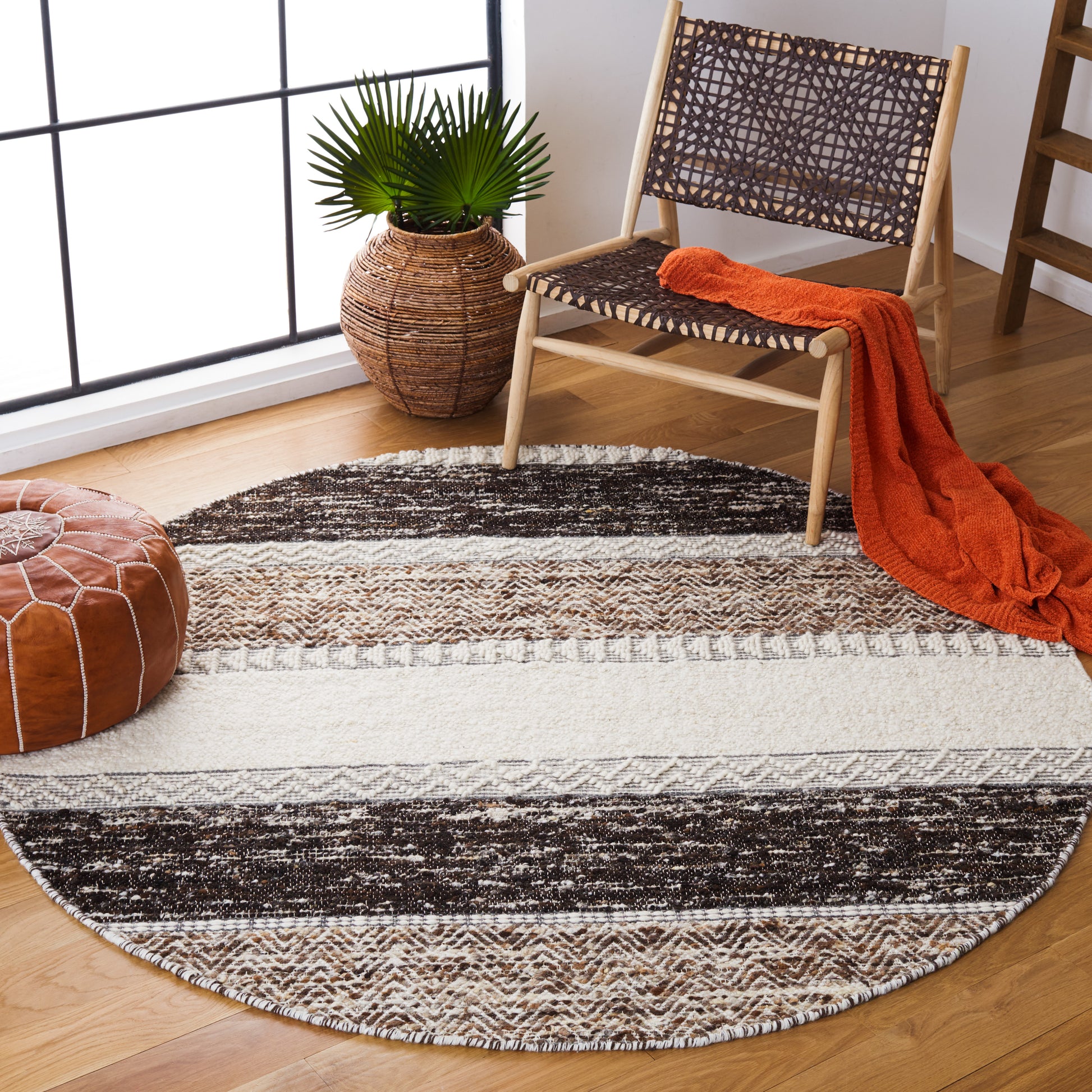 Safavieh Natura Nat326T Brown/Ivory Area Rug