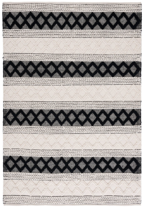 Safavieh Natura Nat334A Ivory/Black Rug.