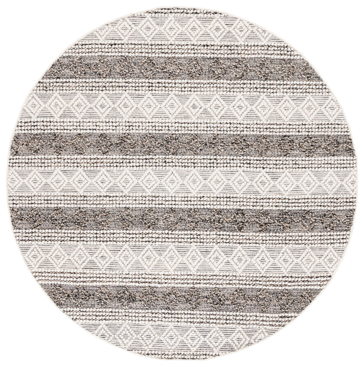 Safavieh Natura Nat336A Ivory/Black Rug.