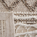 Safavieh Natura Nat337A Ivory/Brown Rug.