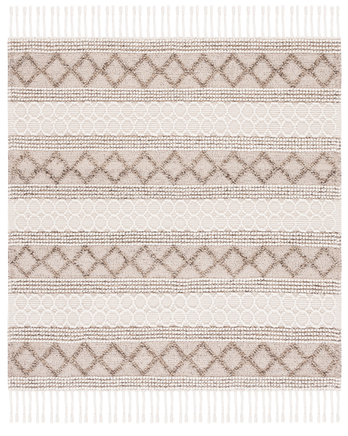 Safavieh Natura Nat337A Ivory/Brown Rug.