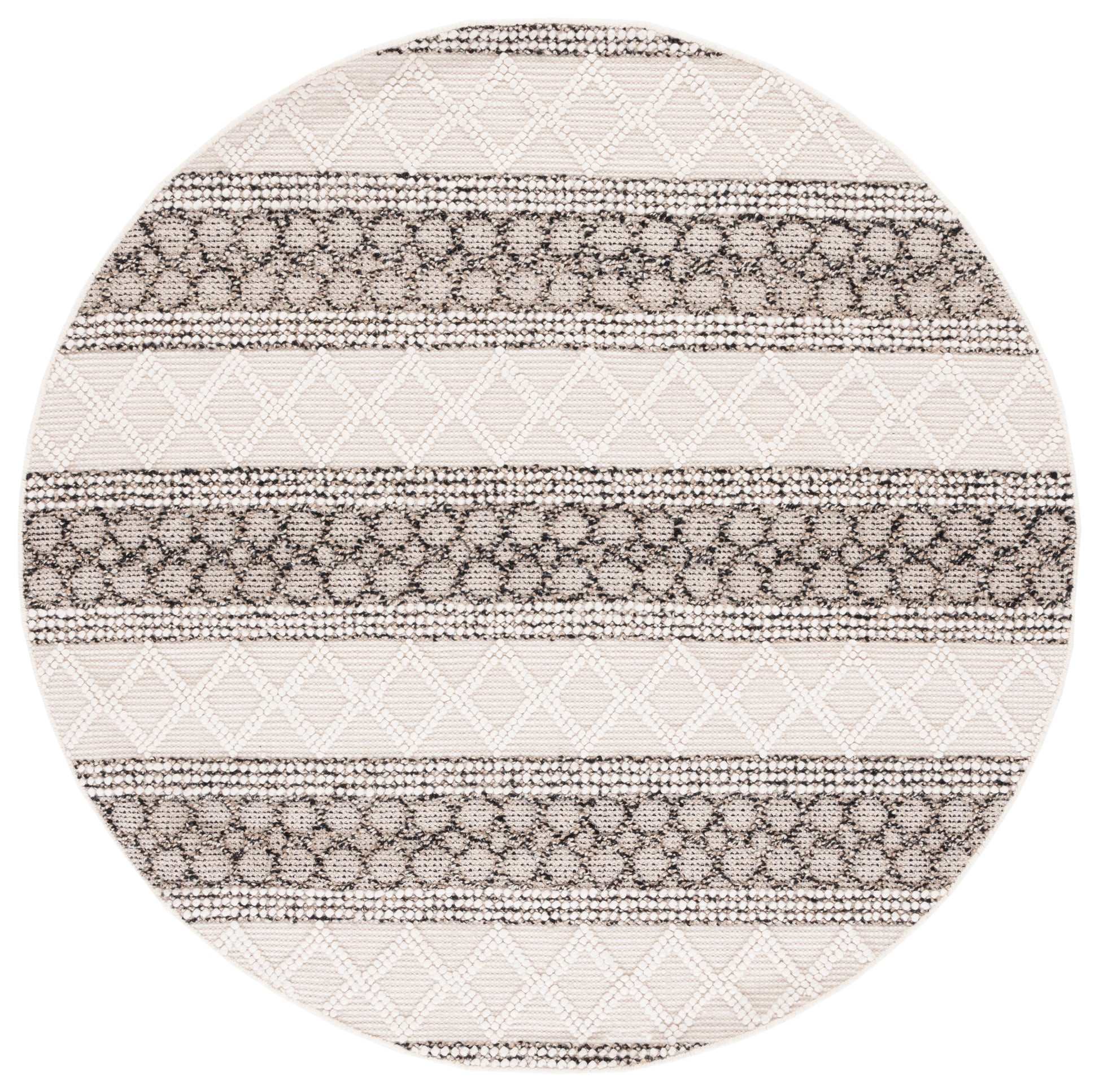 Safavieh Natura Nat340A Ivory/Black Area Rug