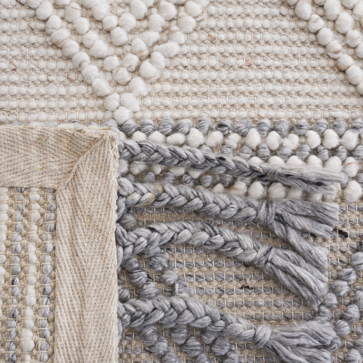 Safavieh Natura Nat343A Ivory/Grey Rug.