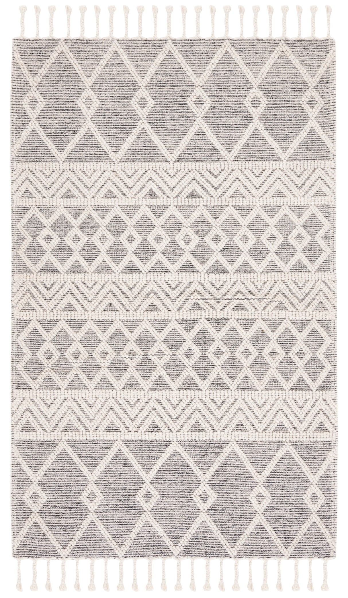 Safavieh Natura Nat347A Ivory/Black Rug.