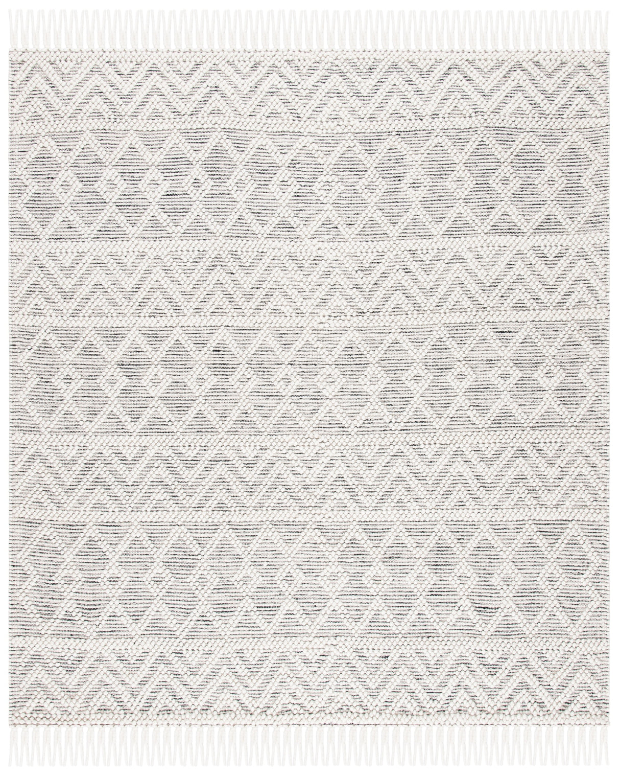 Safavieh Natura Nat353A Ivory/Black Rugs.