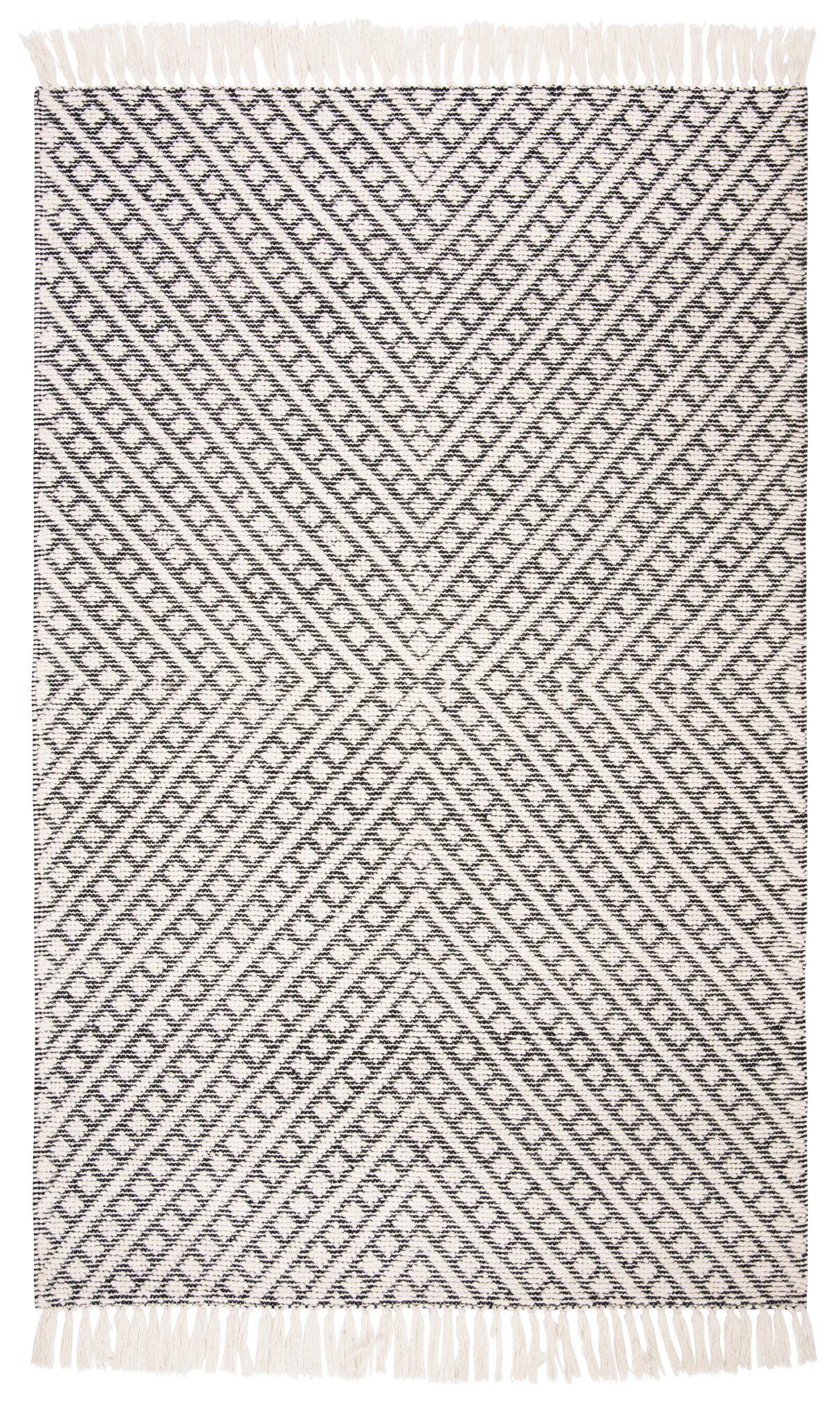 Safavieh Natura Nat355A Ivory/Black Rugs.