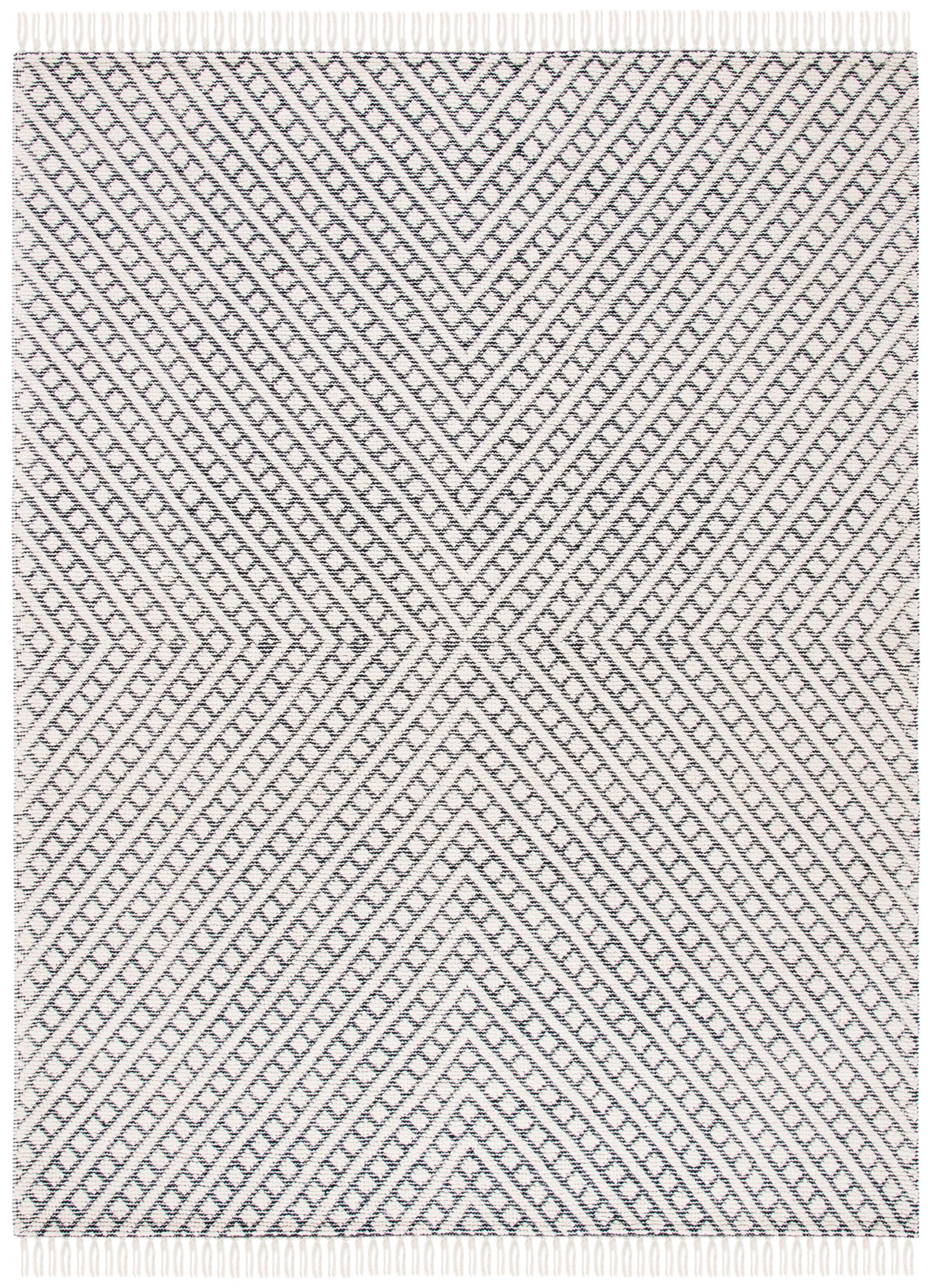 Safavieh Natura Nat355A Ivory/Black Rugs.