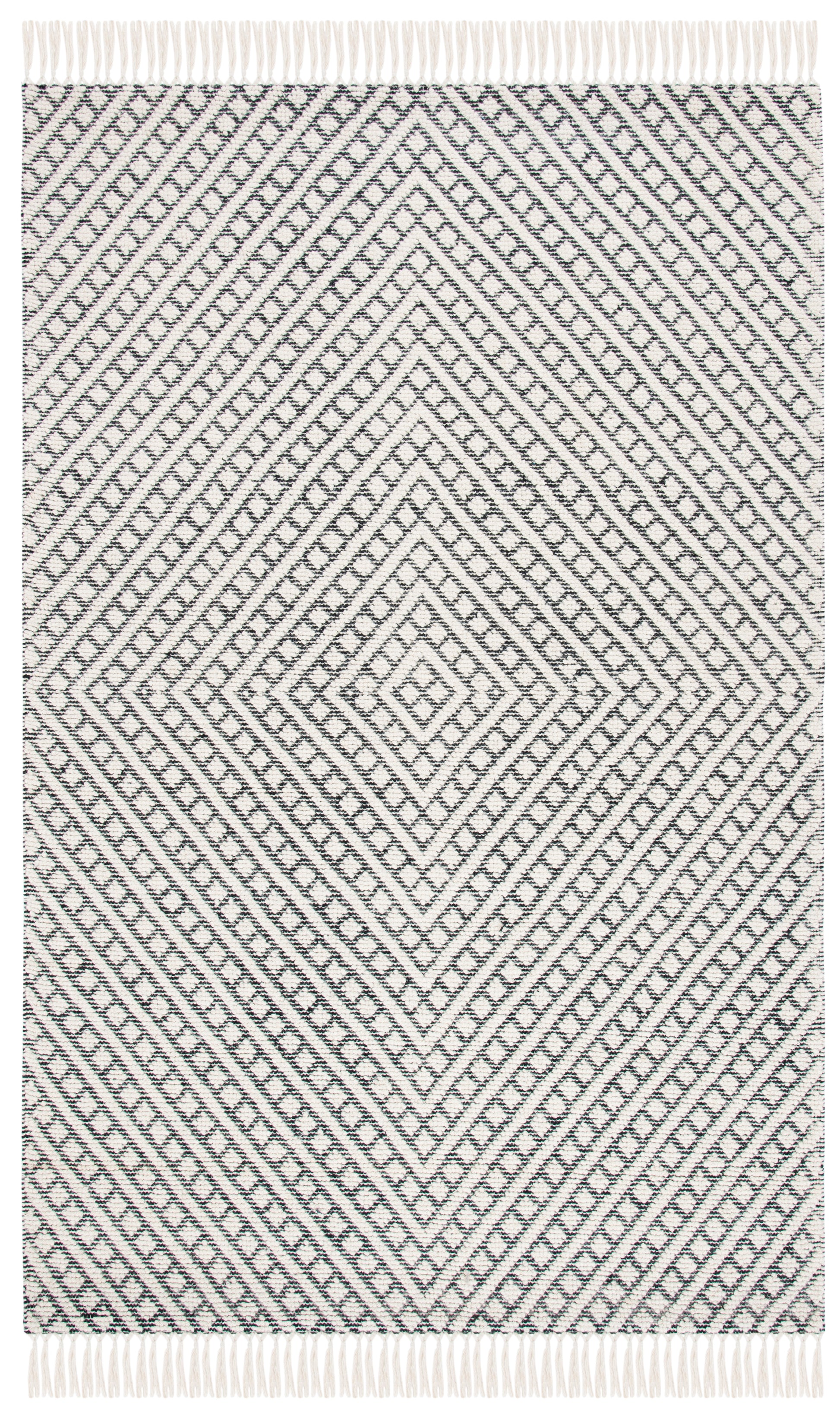 Safavieh Natura Nat357A Ivory/Black Area Rug