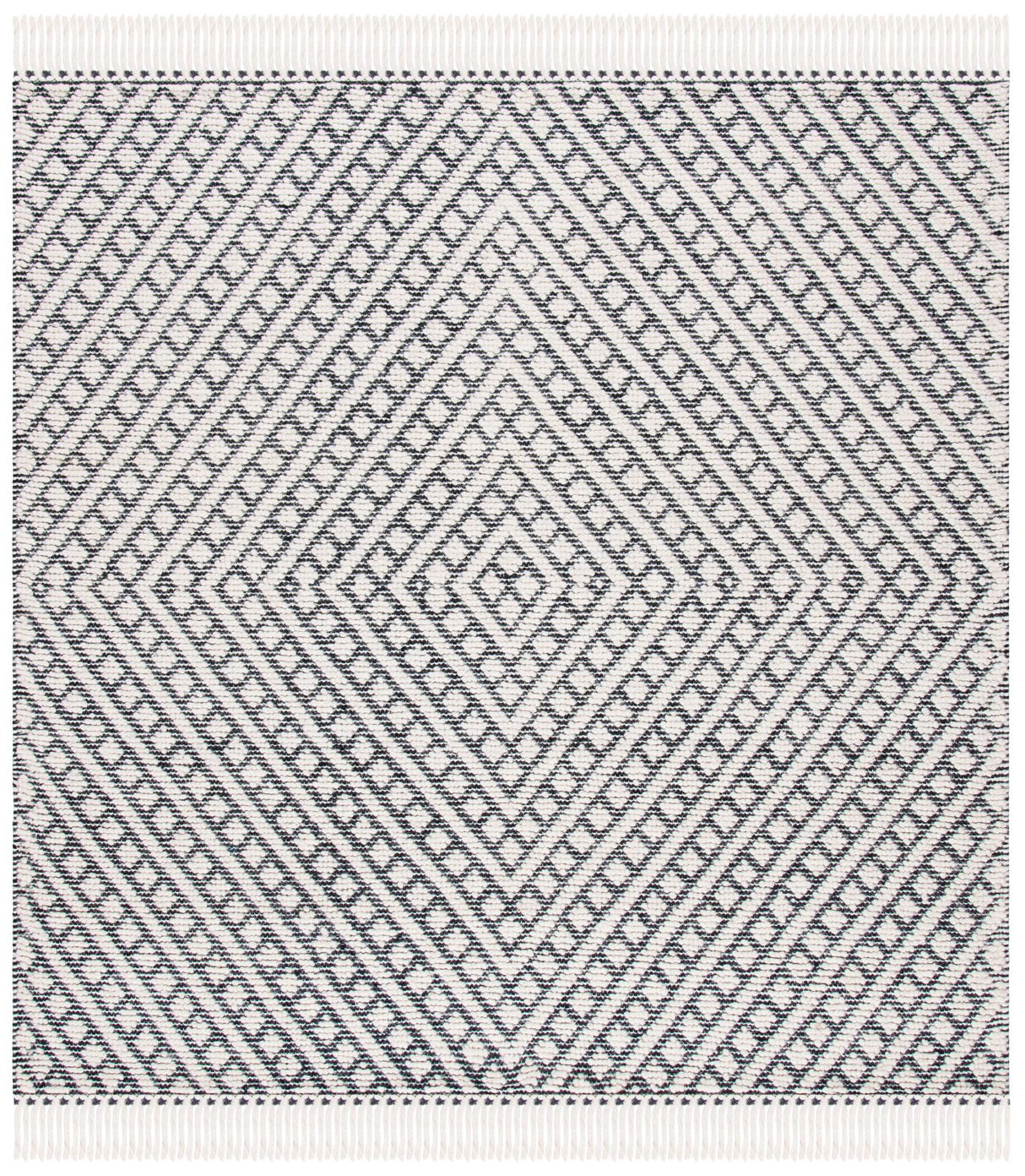 Safavieh Natura Nat357A Ivory/Black Rugs.