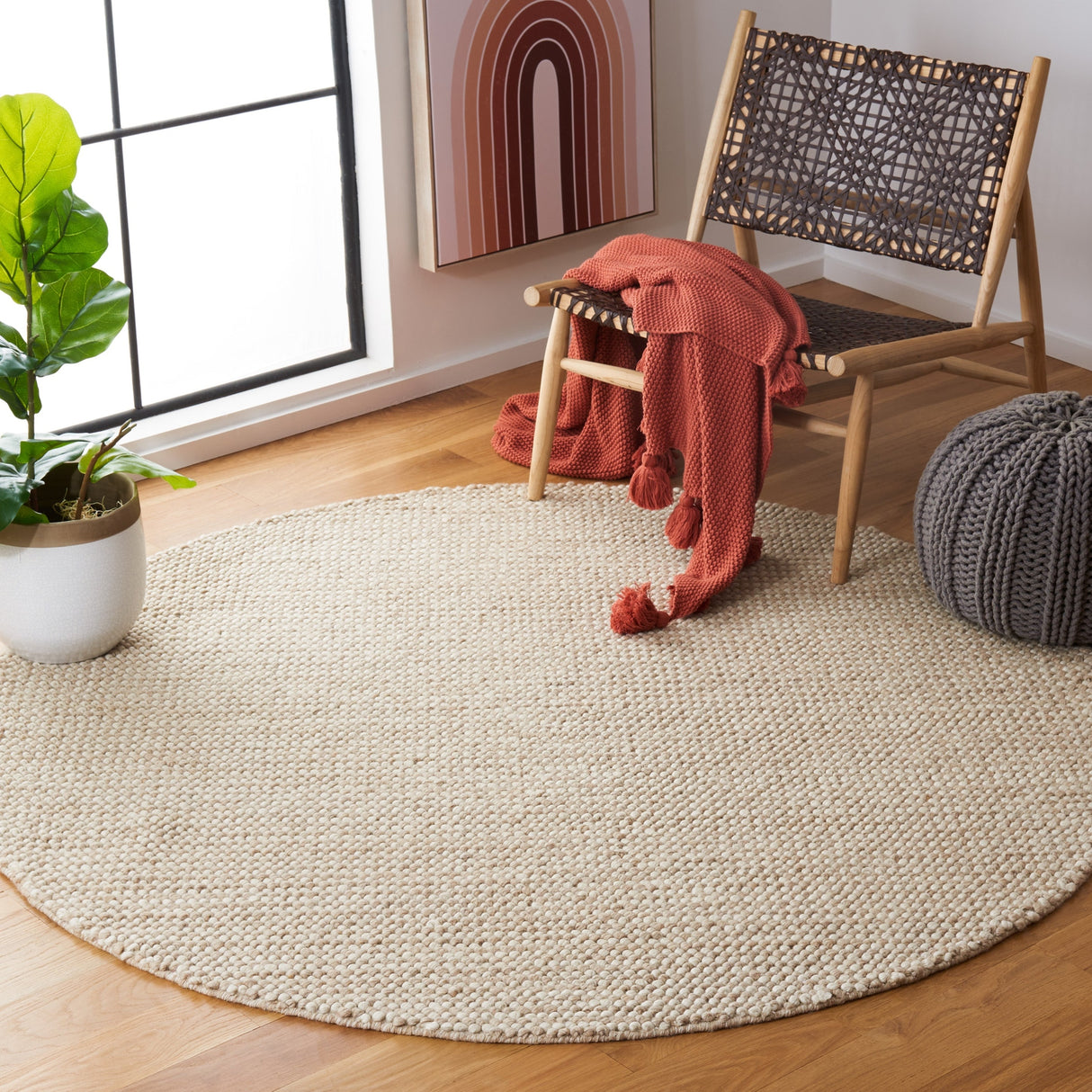 Safavieh Natura Nat426B Beige/Ivory Rug.