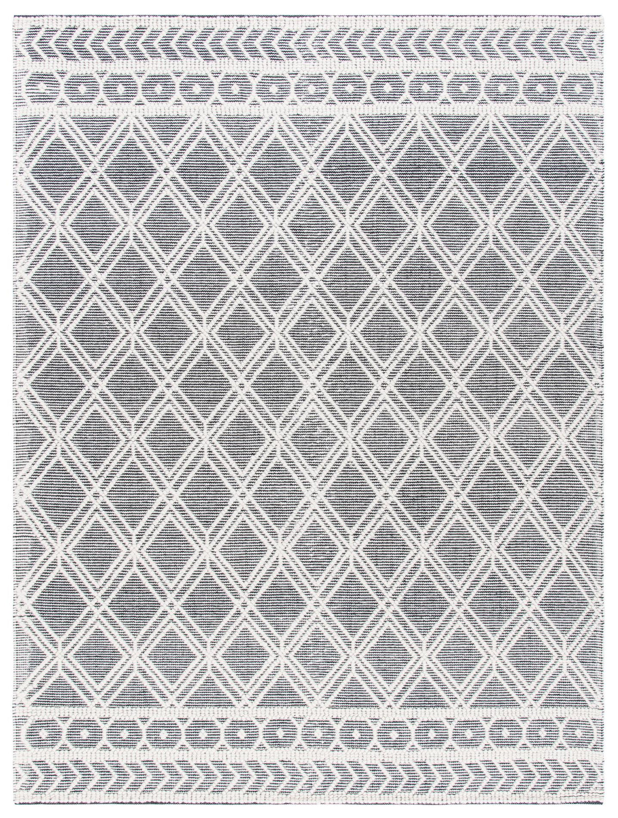 Safavieh Natura Nat478A Ivory/Black Rugs.