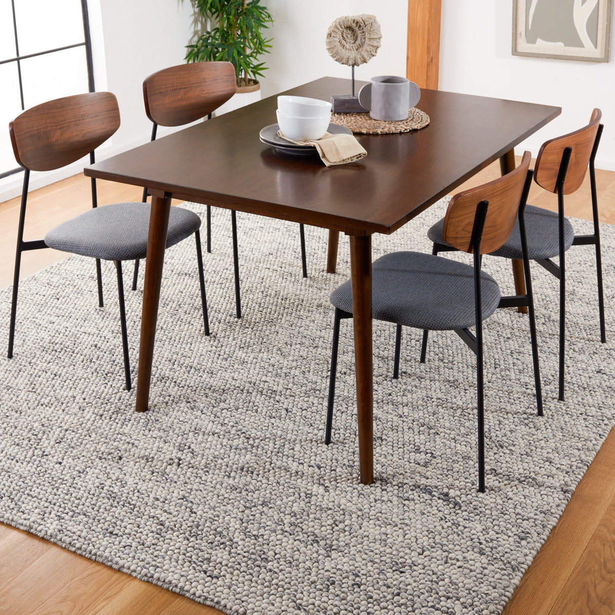 Safavieh Natura Nat620G Light Grey/Ivory Rug.
