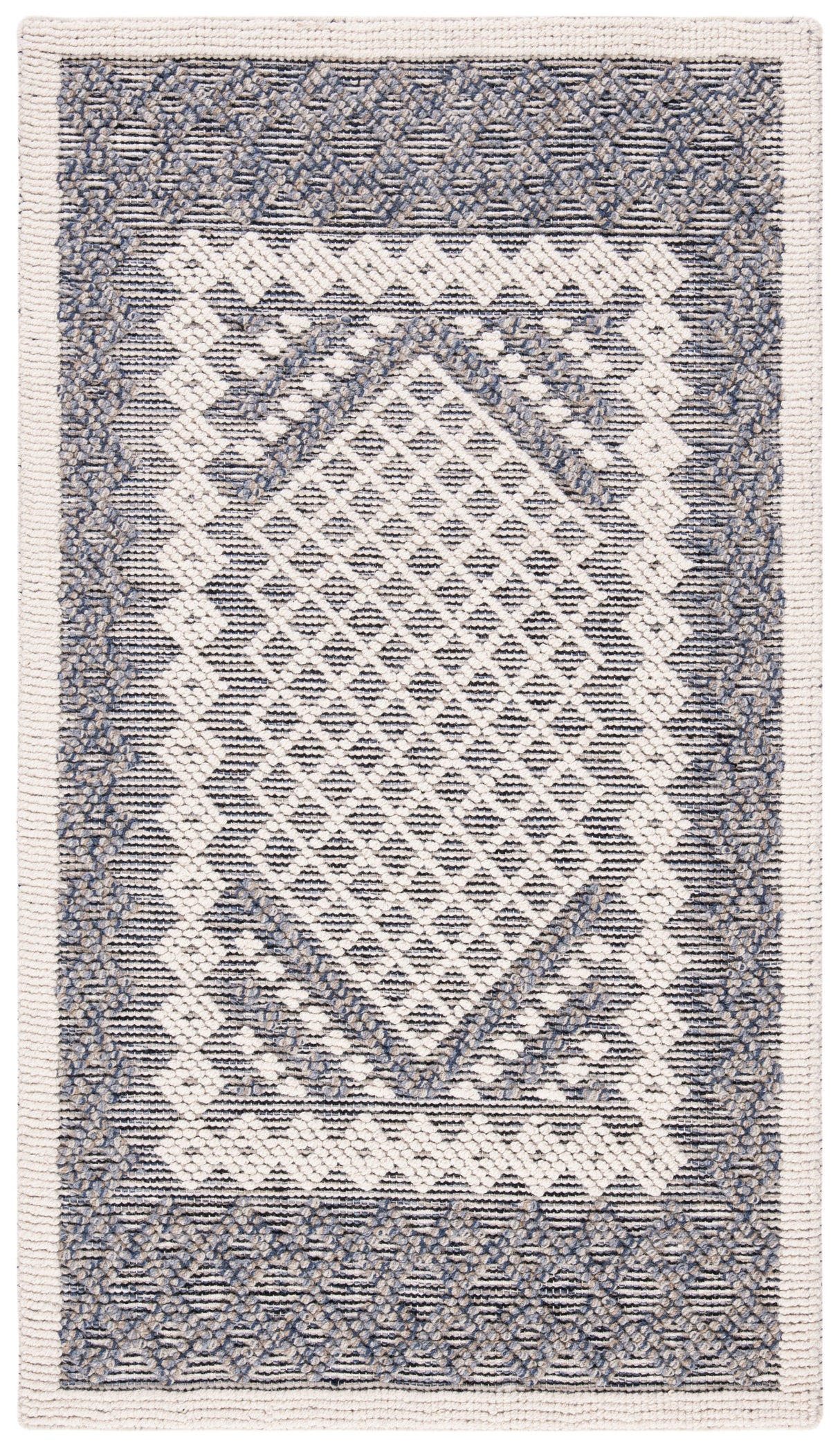 Safavieh Natura Nat625N Cream/Navy Rug.