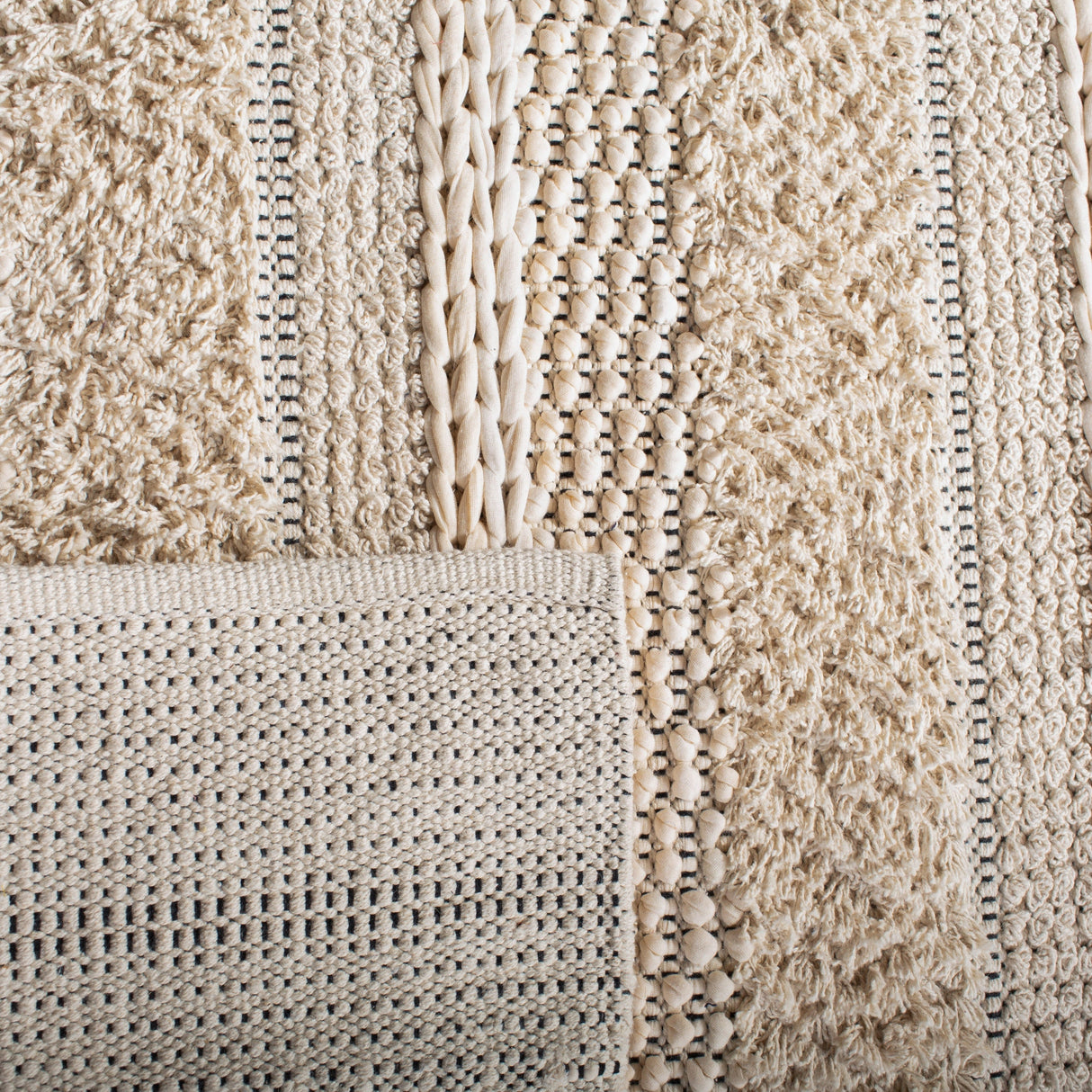 Safavieh Natura Nat651A Ivory Rug.