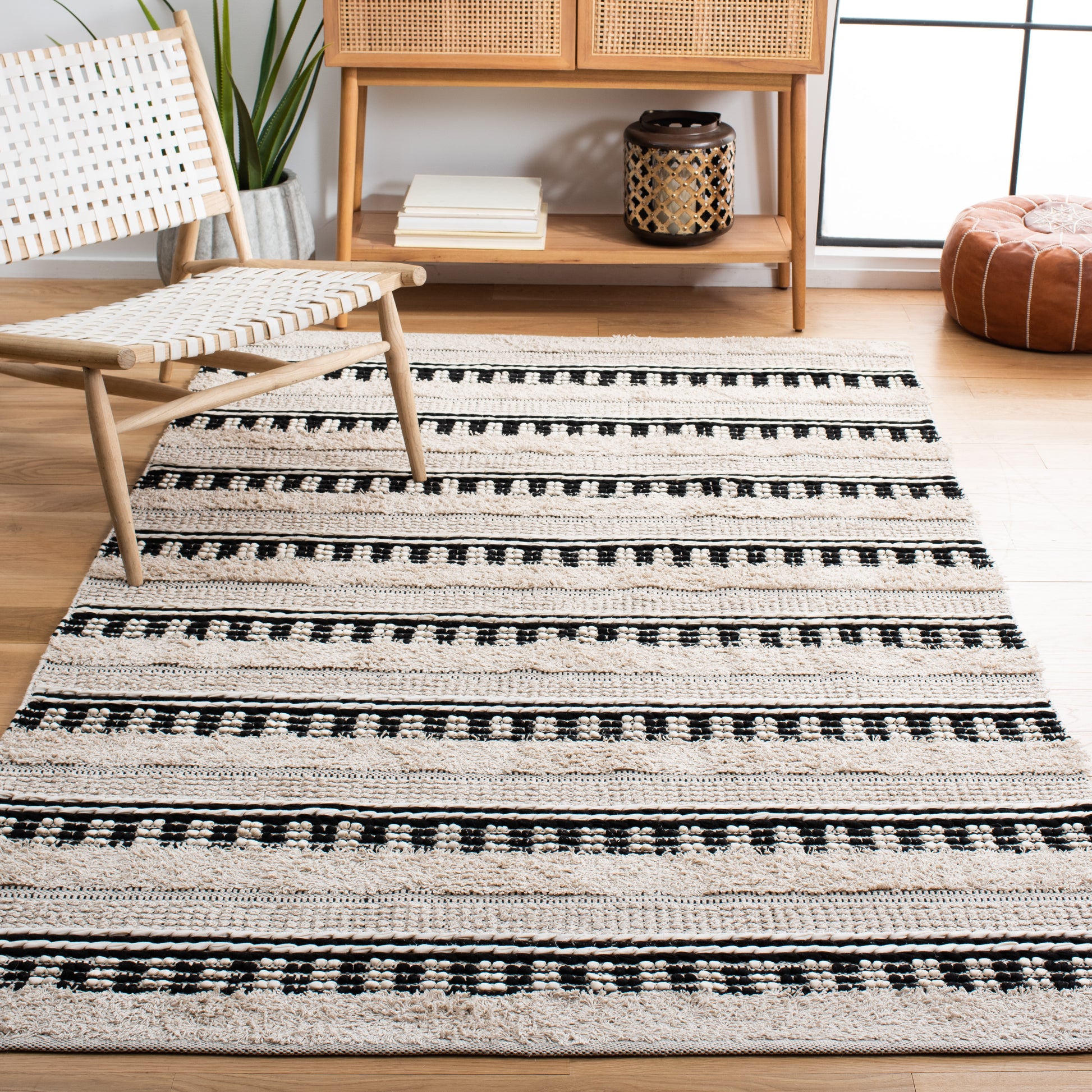 Safavieh Natura Nat651Z Beige/Black Area Rug