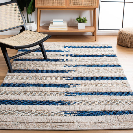 Safavieh Natura Nat655N Beige/Navy Rug.