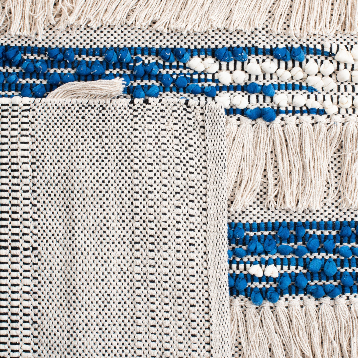 Safavieh Natura Nat655N Beige/Navy Rug.