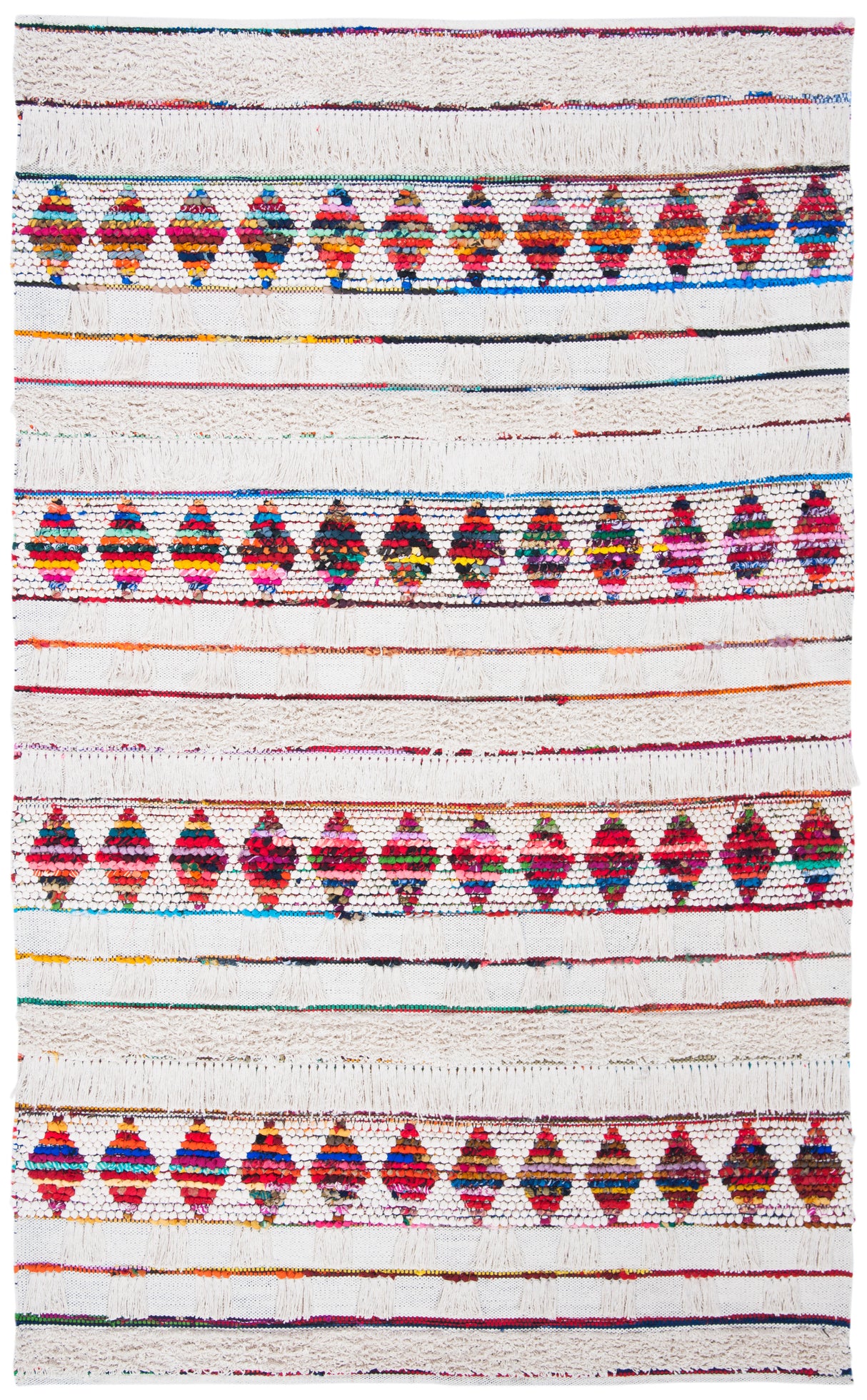Safavieh Natura Nat657A Ivory/Red Rugs.