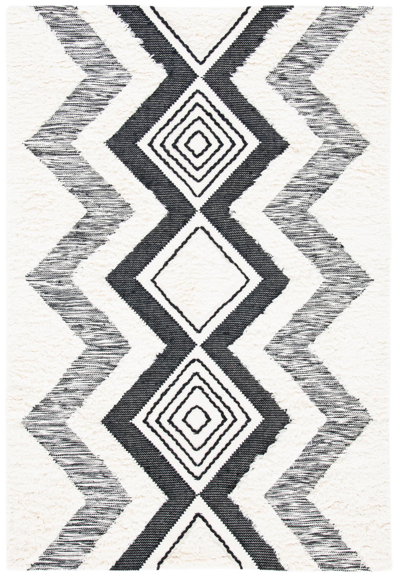 Safavieh Natura Nat681A Ivory/Black Area Rug