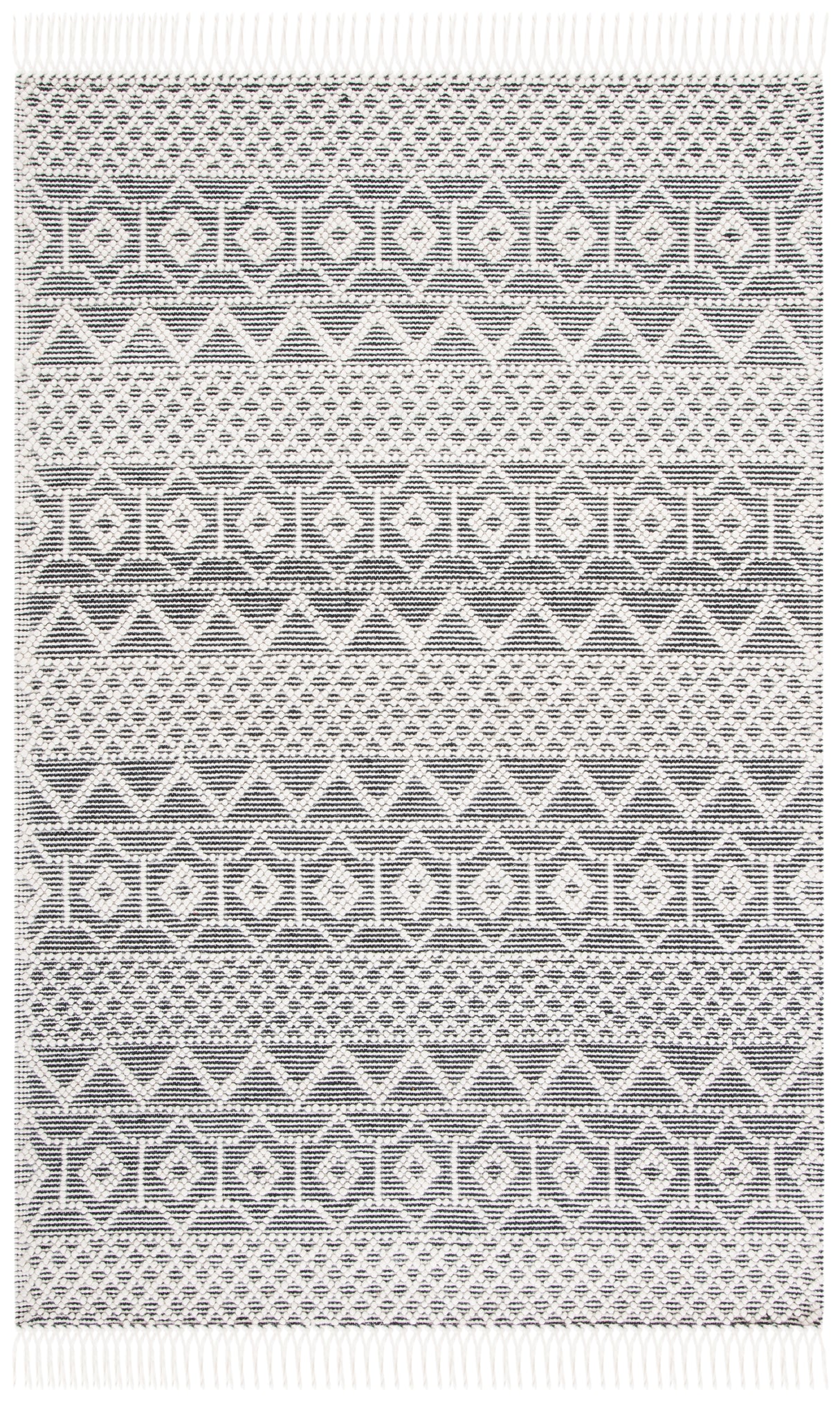 Safavieh Natura Nat687A Ivory/Black Rug.