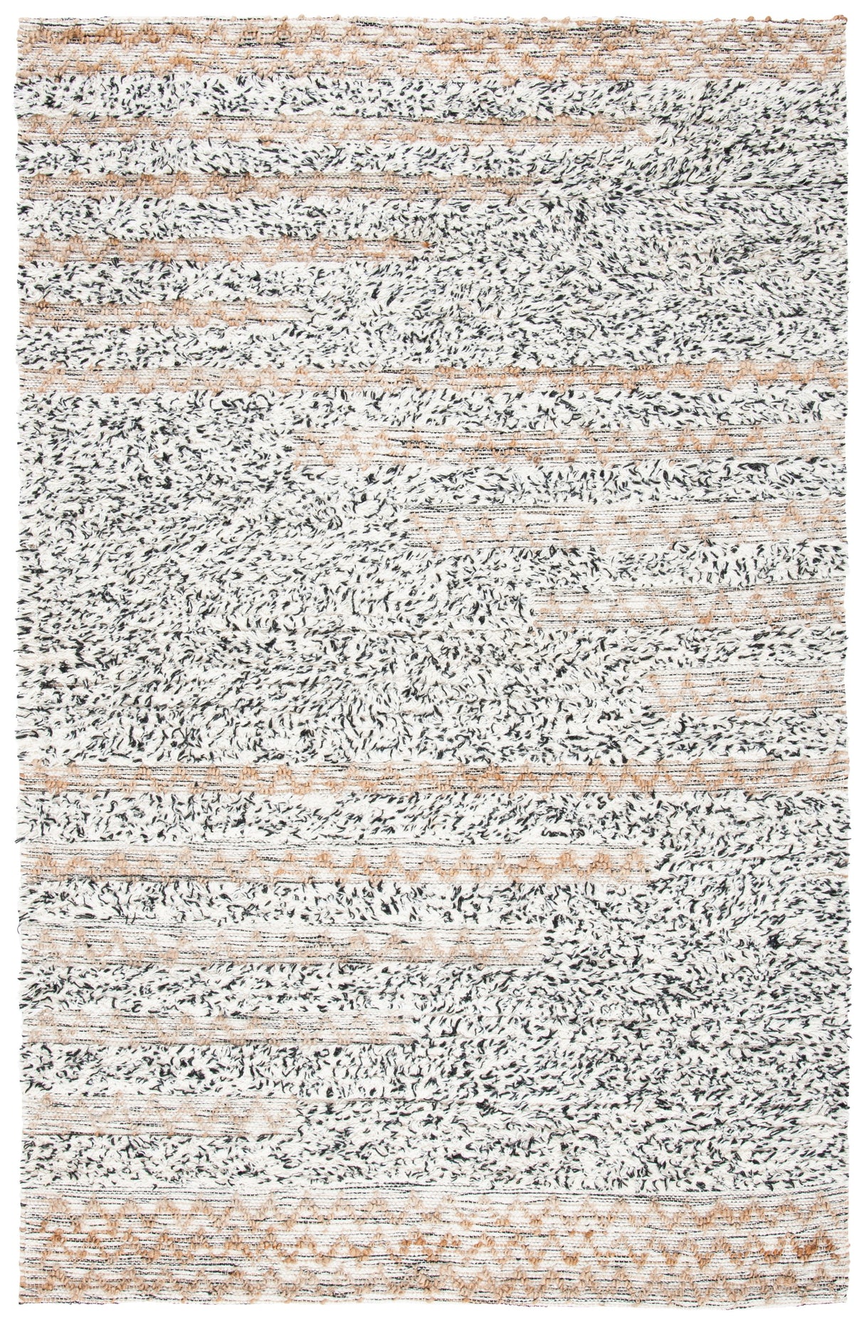 Safavieh Natura Nat720Z Ivory/Black Rugs.