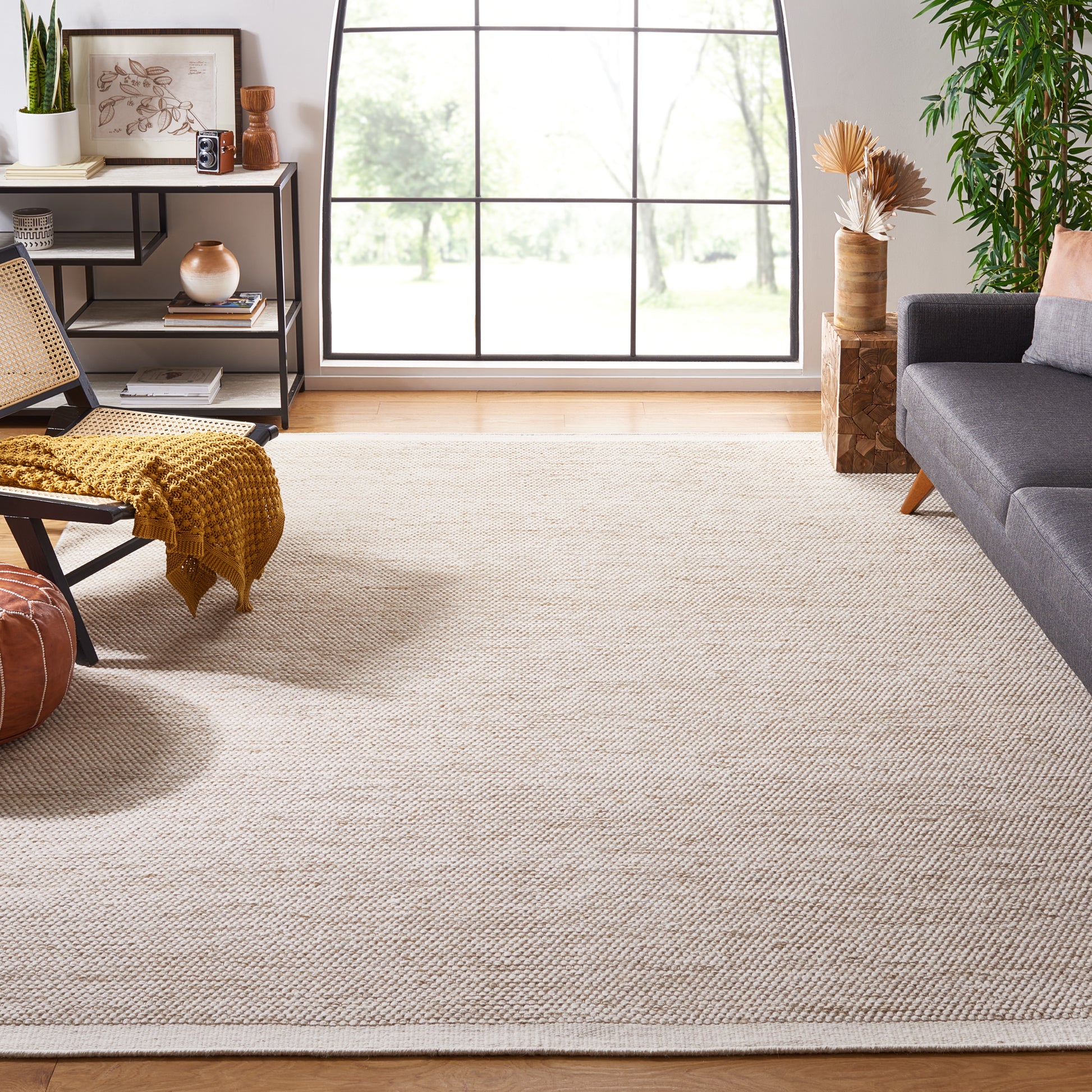 Safavieh Natura Nat776E Taupe/Ivory Area Rug