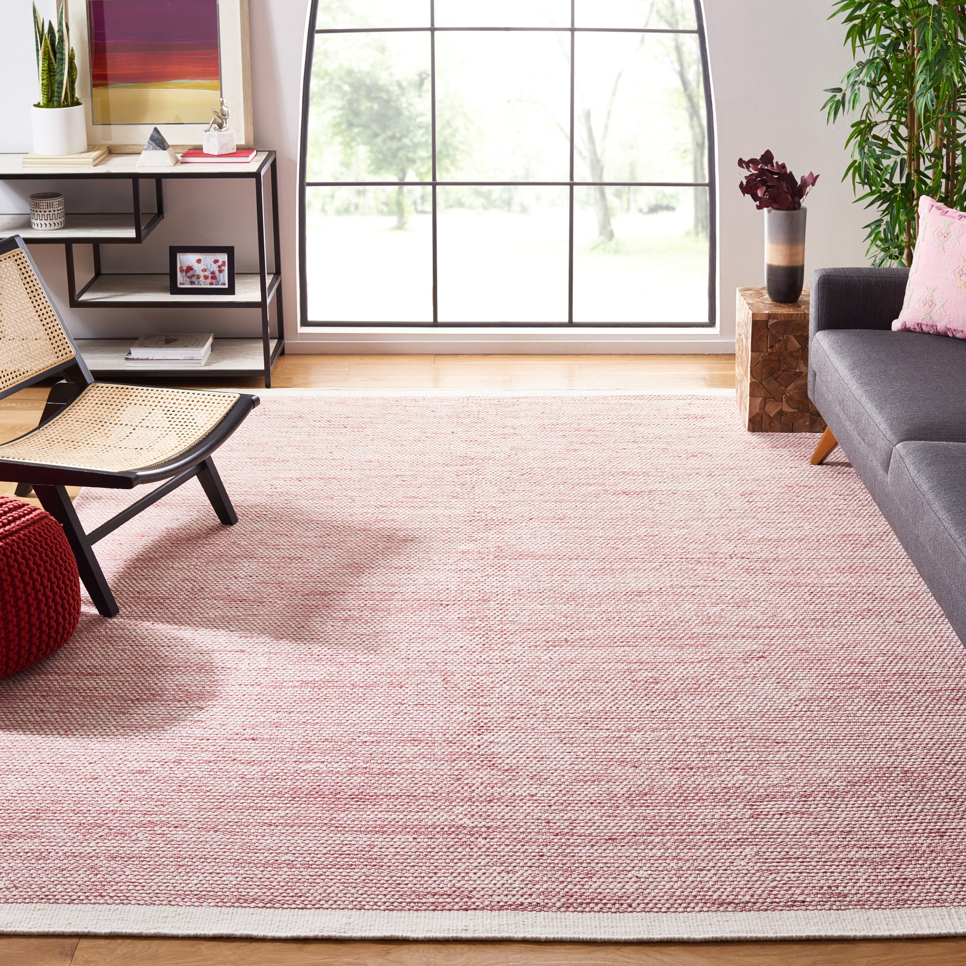 Safavieh Natura Nat776Q Red/Ivory Area Rug