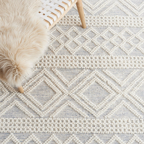 Safavieh Natura Nat830L Ivory/Blue Rug.