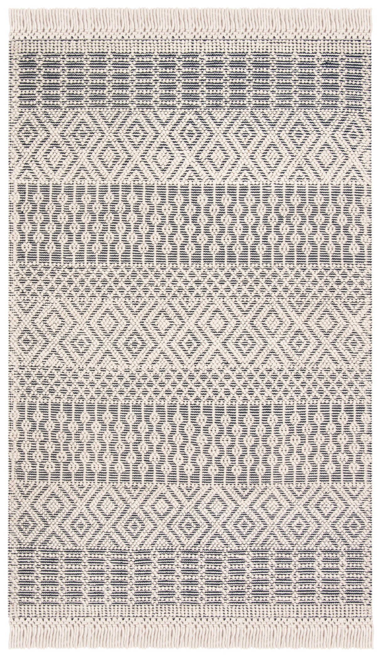 Safavieh Natura Nat852N Ivory/Navy Rug.