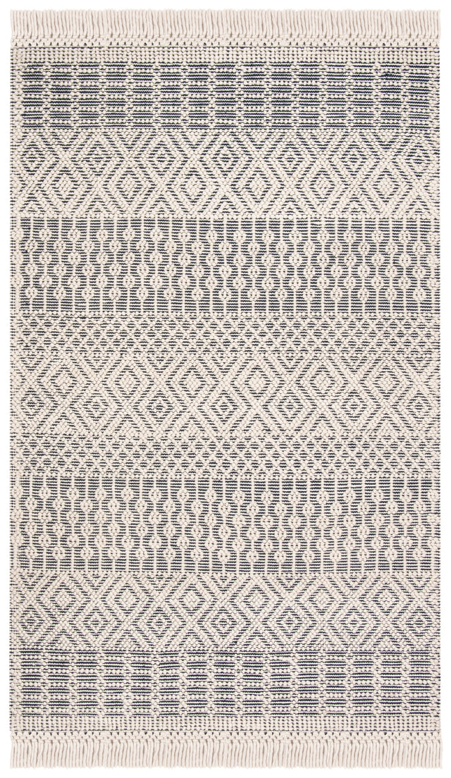 Safavieh Natura Nat852N Ivory/Navy Rug.