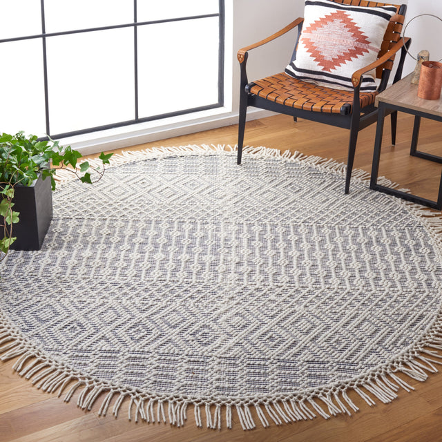 Safavieh Natura Nat852N Ivory/Navy Rug.