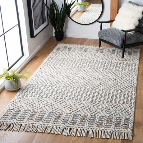 Safavieh Natura Nat852Z Ivory/Black Area Rug