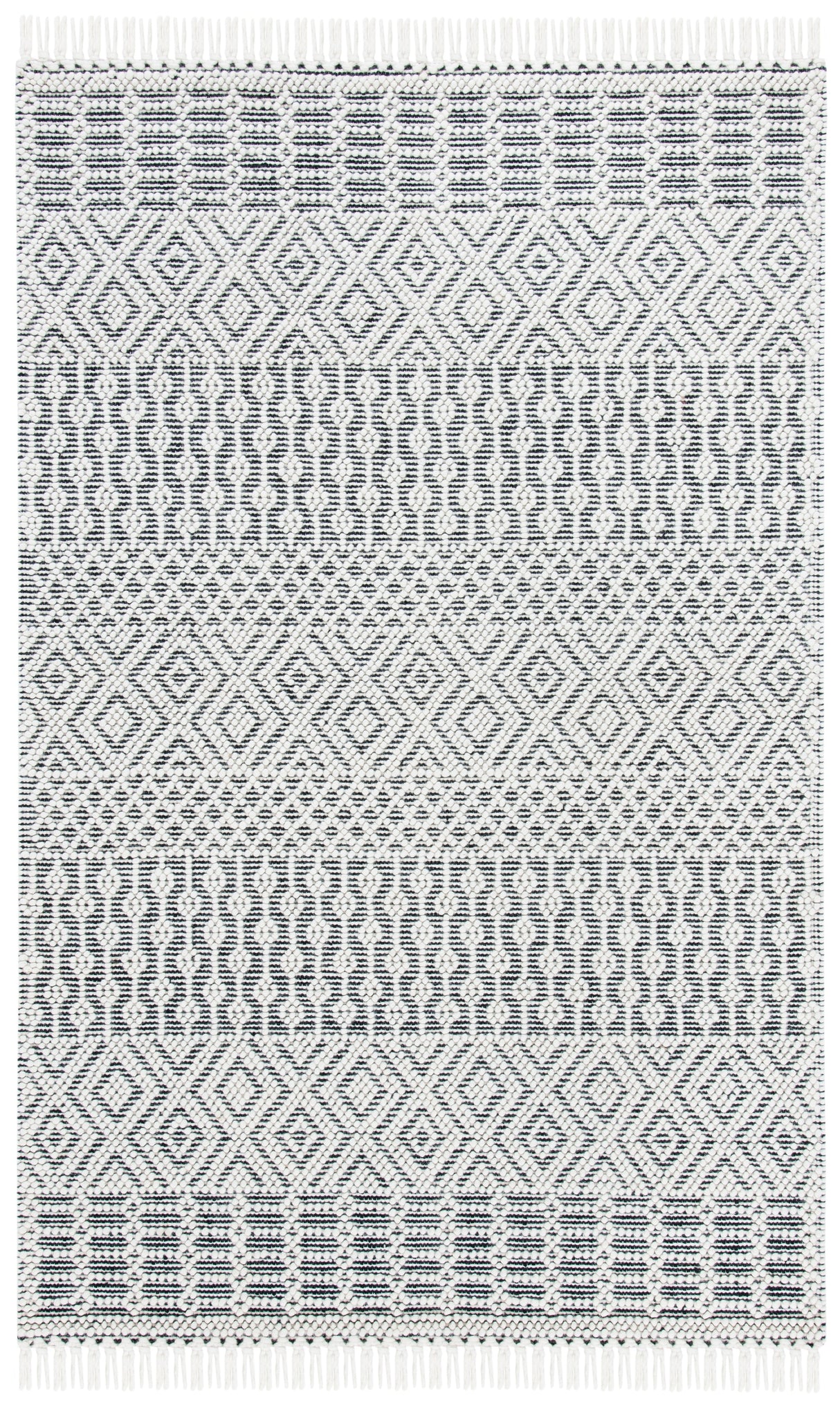 Safavieh Natura Nat852Z Ivory/Black Rug.