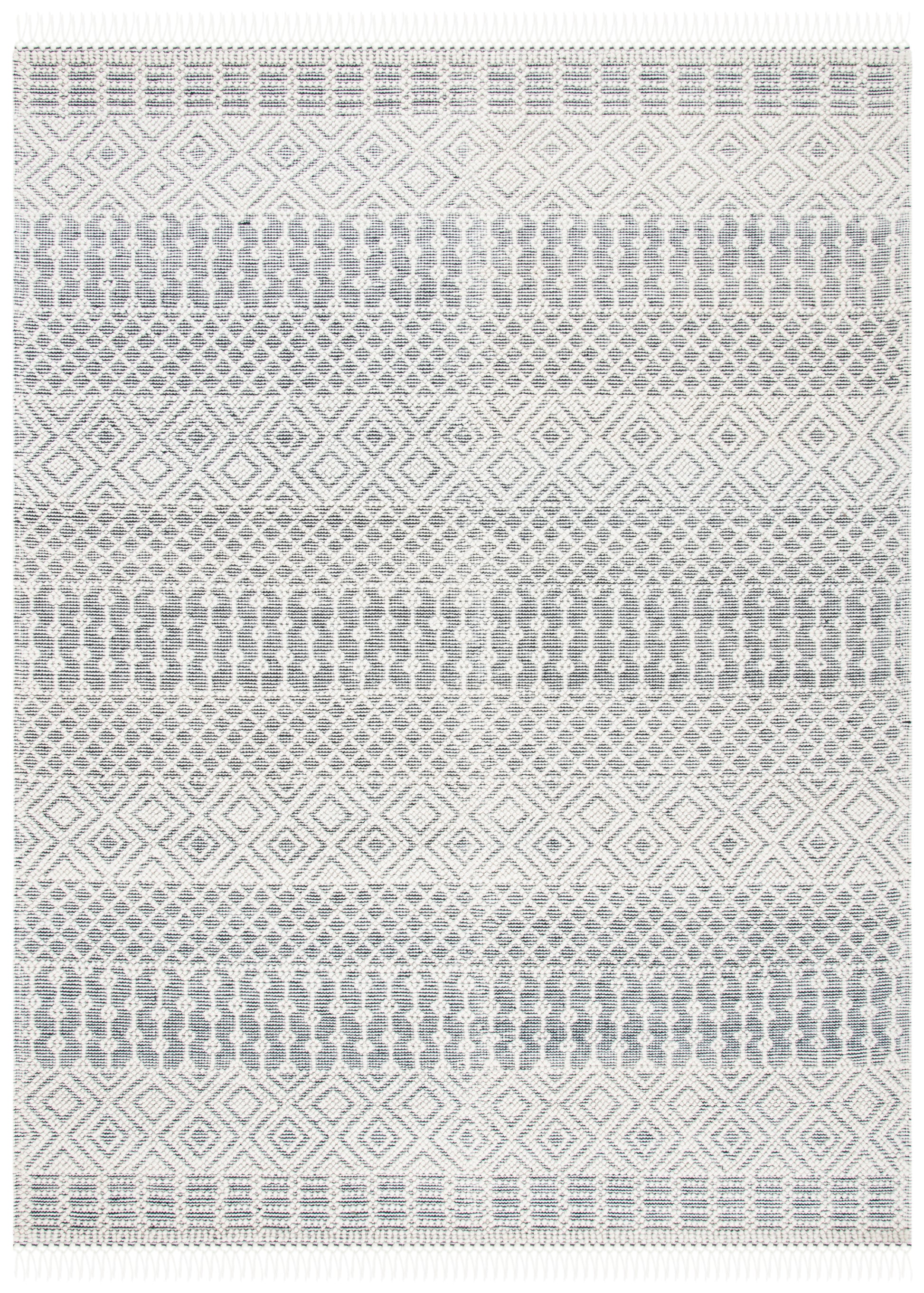 Safavieh Natura Nat852Z Ivory/Black Area Rug