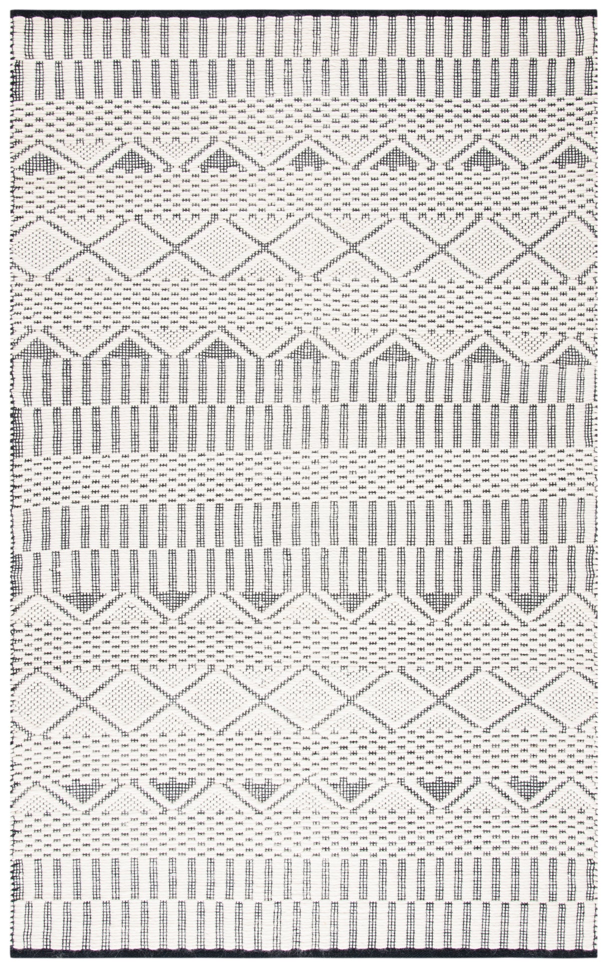 Safavieh Natura Nat853A Ivory/Black Rugs.
