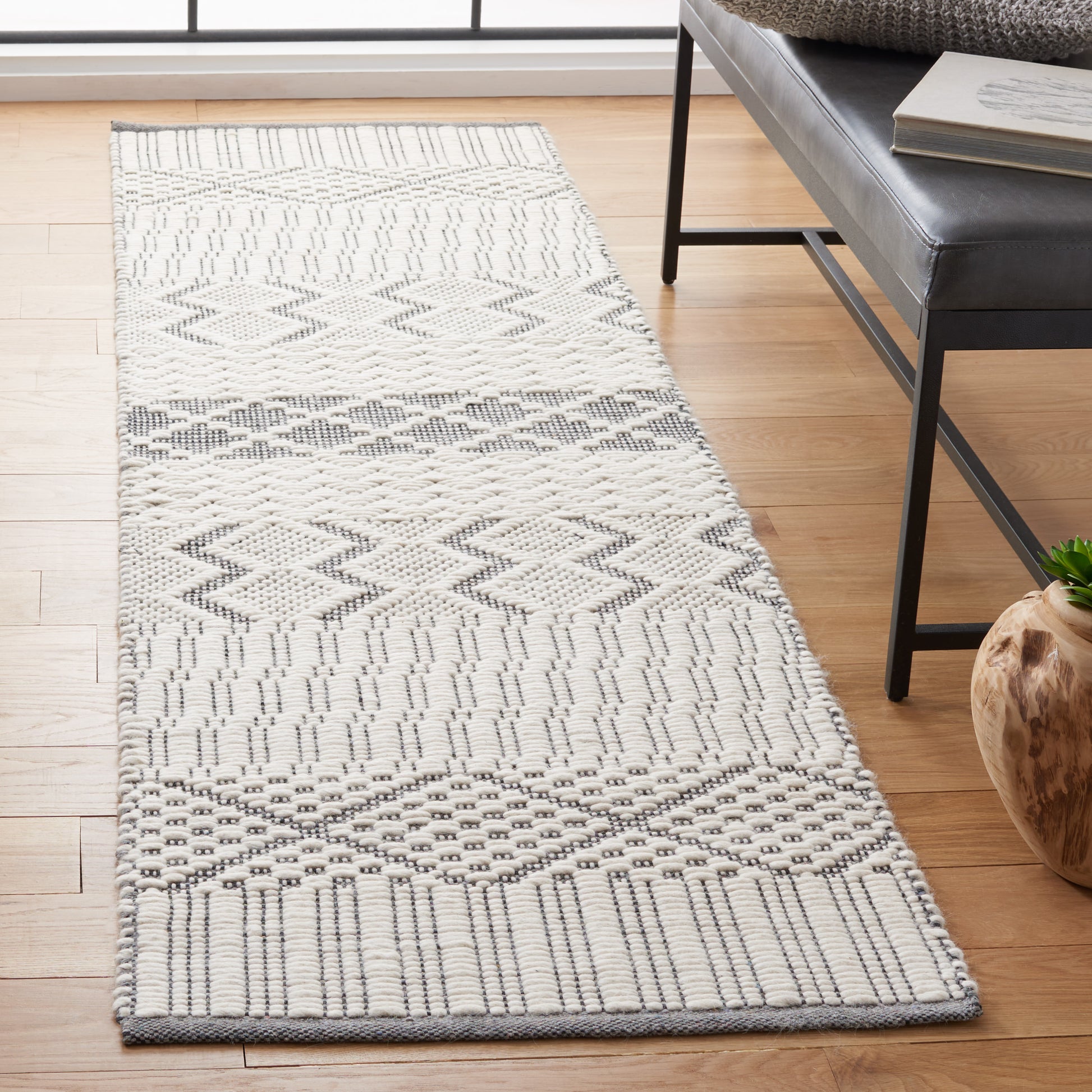 Safavieh Natura Nat855A Ivory/Grey Area Rug