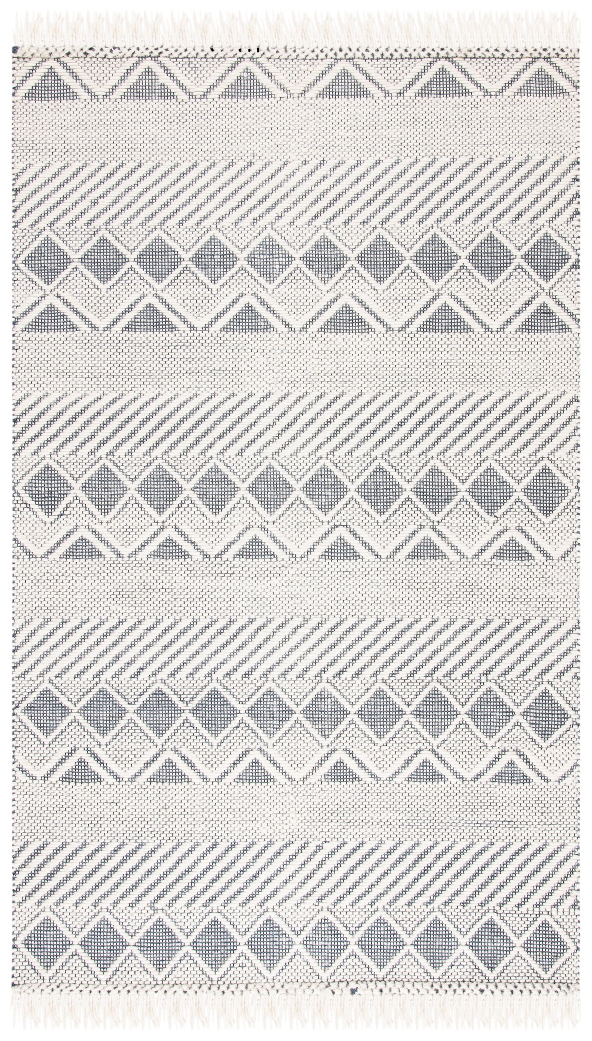 Safavieh Natura Nat858A Ivory/Charcoal Rugs.
