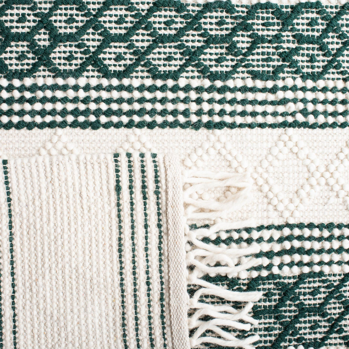 Safavieh Natura Nat859Y Ivory/Green Rugs.