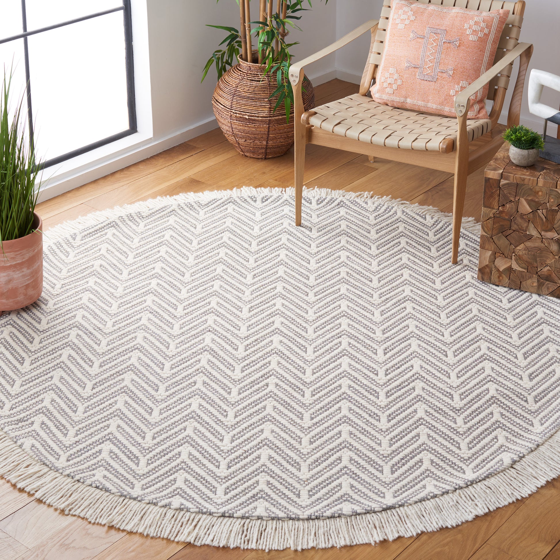 Safavieh Natura Nat866F Ivory/Grey Area Rug