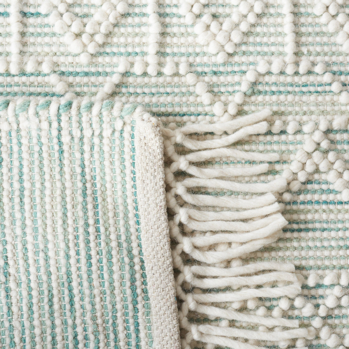 Safavieh Natura Nat875Y Ivory/Light Green Rug.