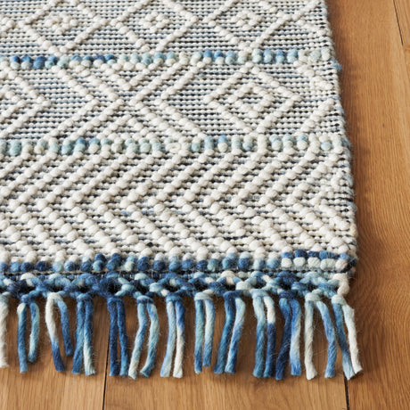 Safavieh Natura Nat876M Ivory/Blue Rug.