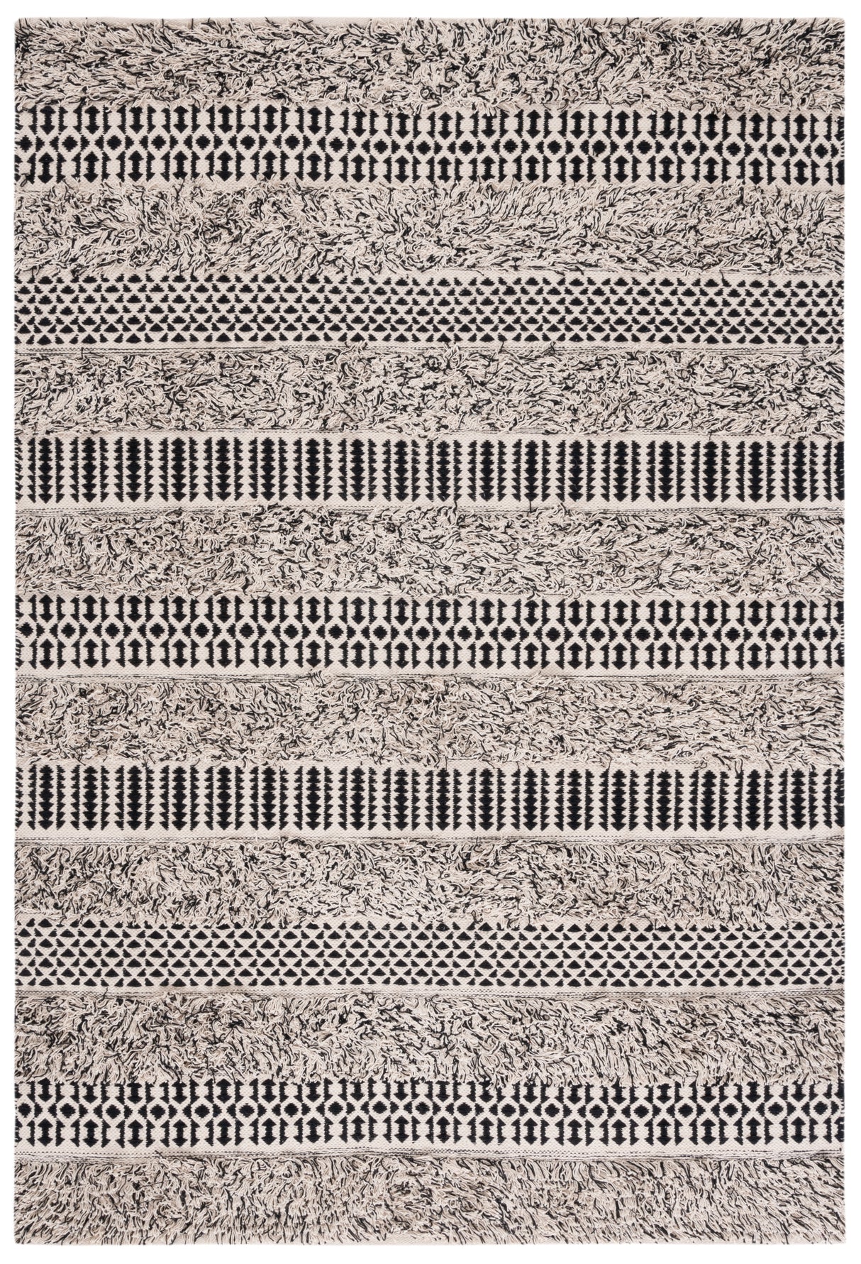 Safavieh Natura Nat926Z Black/Ivory Rug.