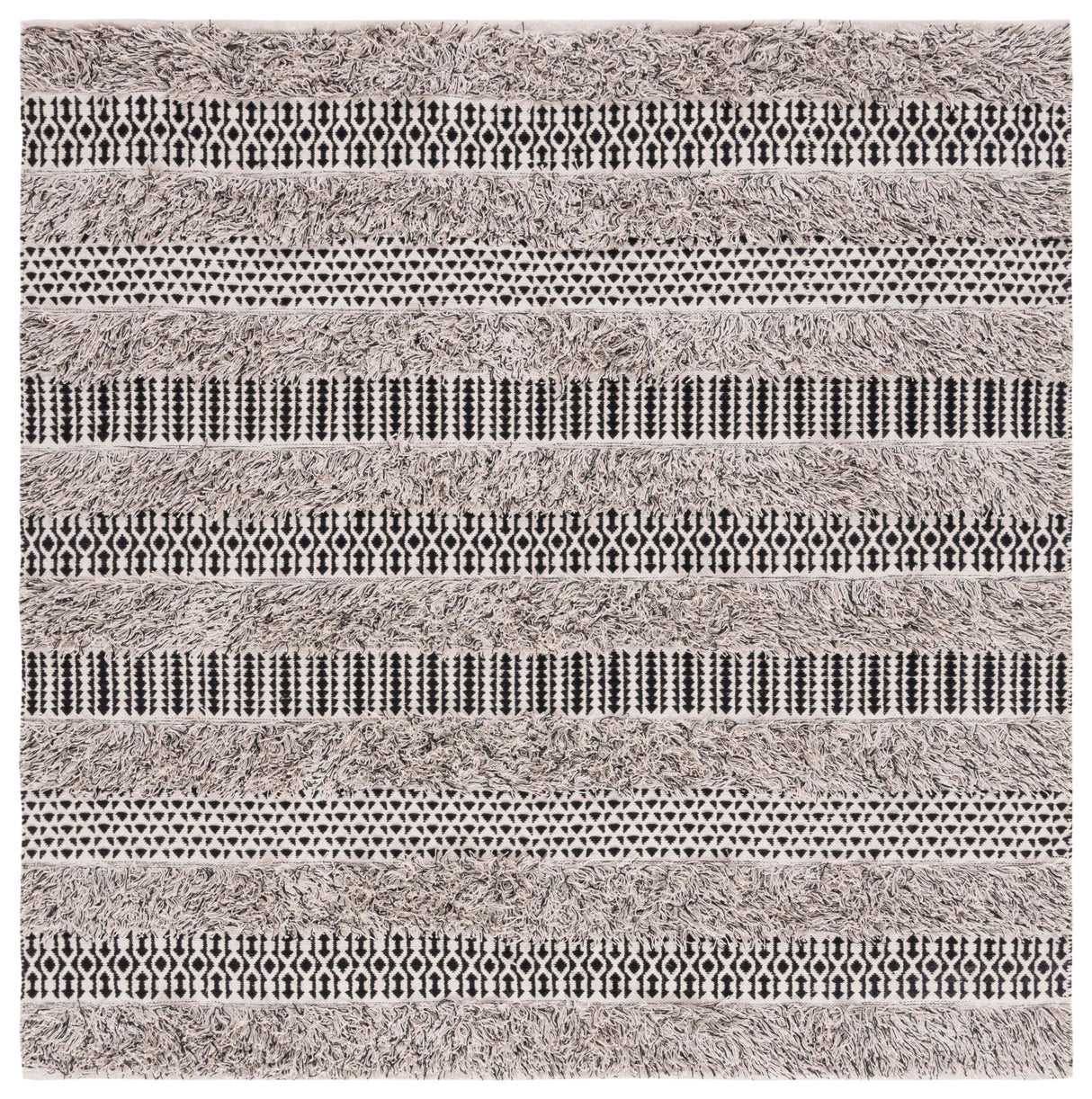 Safavieh Natura Nat926Z Black/Ivory Rug.