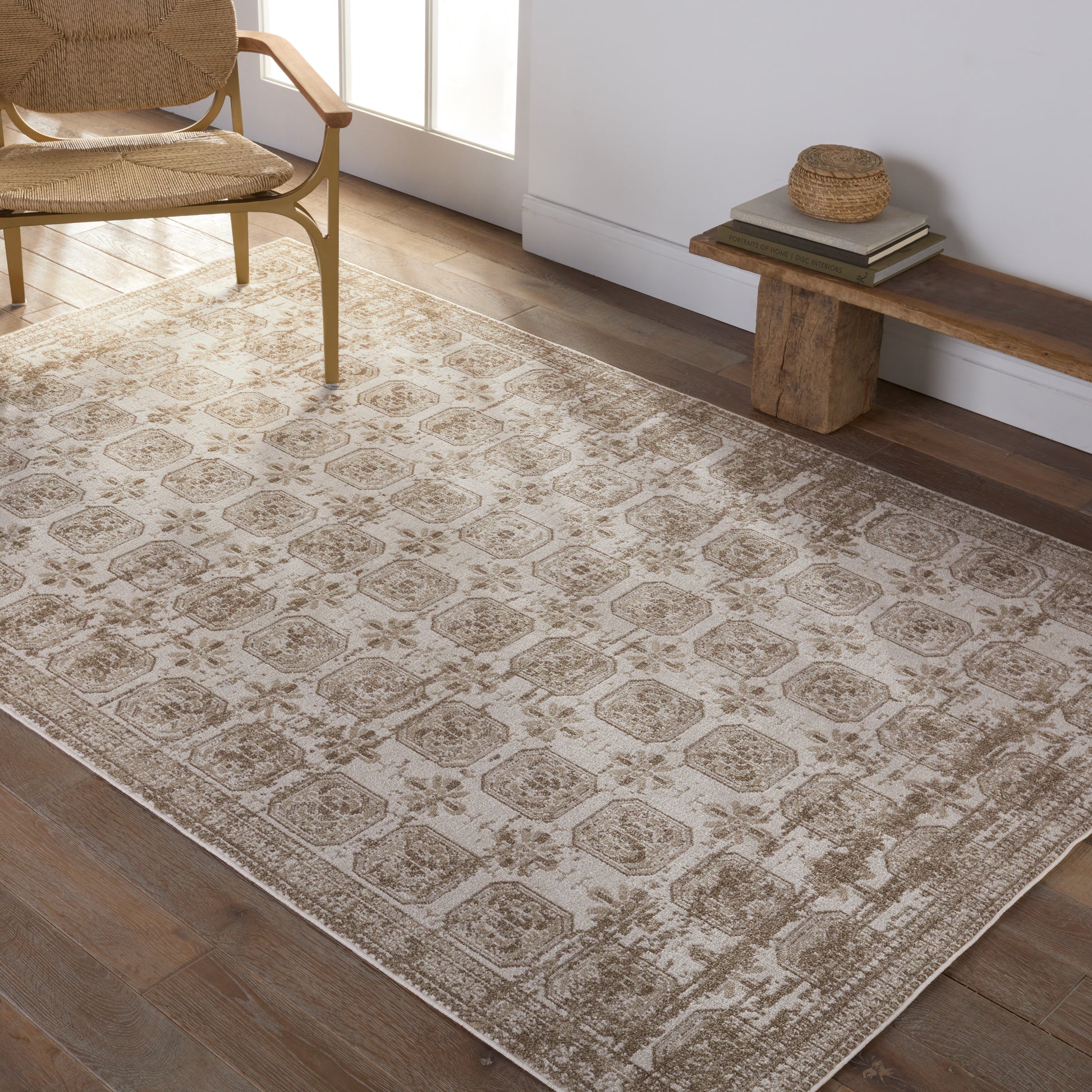 Jaipur Nadine Milea Ndn05 Tan Area Rug