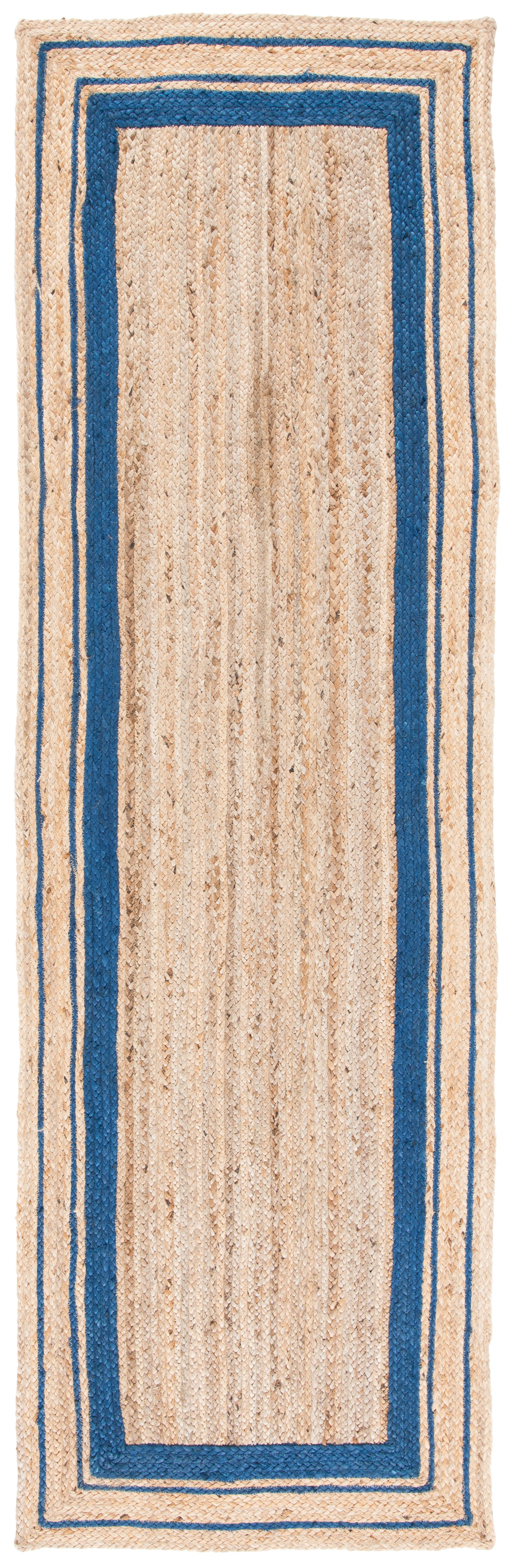 Safavieh Natural Fiber Nf109N Navy/Natural Area Rug