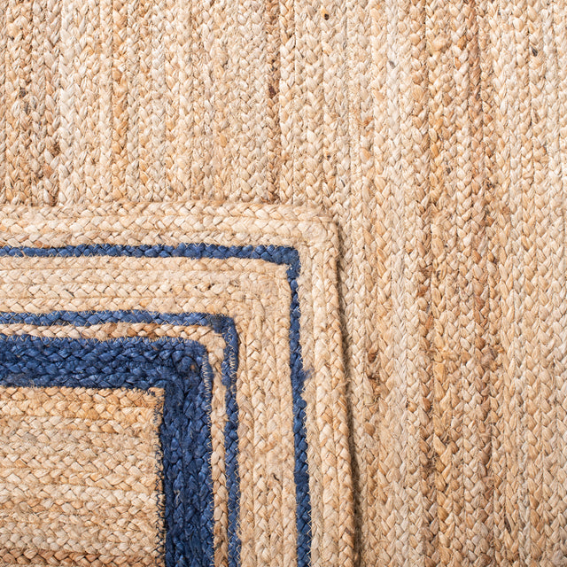 Safavieh Natural Fiber Nf109N Navy/Natural Area Rug