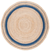 Safavieh Natural Fiber Nf109N Navy/Natural Rugs.