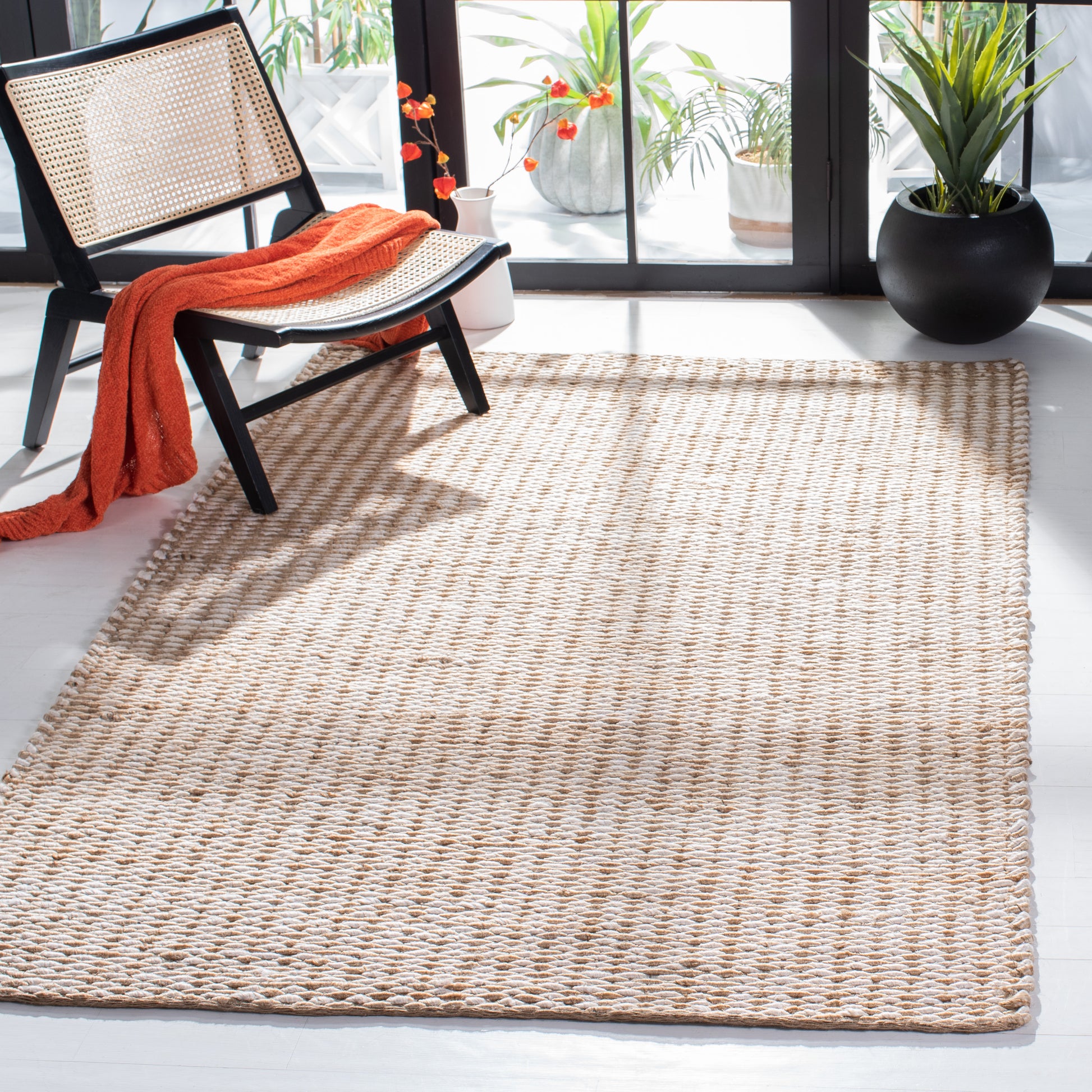 Safavieh Natural Fiber Nf110B Natural/Ivory Area Rug